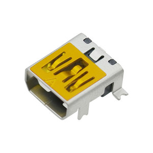 Chất Lượng Cao Mini USB 1.1 Sạc Cổng 10 Pin Dip + SMT Tất Cả Vàng Nhãn Mạ Điện Phi-Môi Nữ Kết Nối - Product Image 6