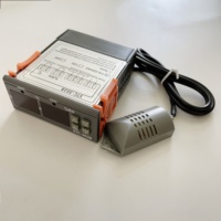 Controlador Digital de Temperatura y Humedad, Termostato de Pantalla LCD de CA de 110V/220V con Control de Temperatura, 1 Unidad