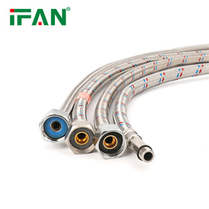 IFAN 30-60cm OEM F3/8\" Robinet TAP <span class=keywords><strong>Flexible</strong></span> Tuyaux de <span class=keywords><strong>plomberie</strong></span> tressés en acier inoxydable - Product Image 4