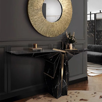 Meubles de salon de style moderne Table d'entrée Meubles en bois pour hall, dessus, couloir, table décorative, table console d'hôtel