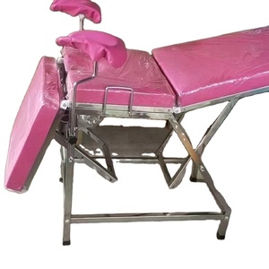Cama Médica de Acero Estilo Hospitalario, Cama de Partos <span class=keywords><strong>y</strong></span> Exámenes Ginecológicos <span class=keywords><strong>y</strong></span> Obstétricos - Product Image 2