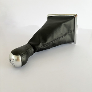 Chen Can Car Gear <b>Knob</b> Leather <b>Shift</b> Lever Cover For Ford Focus Bora Model - Product Image 3