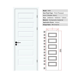 Hiện Đại Tối Giản Phong Cách <span class=keywords><strong>CNC</strong></span> Khắc <span class=keywords><strong>MDF</strong></span> Cửa Trang Trí Gỗ Cho Phòng Tắm Phòng Ngủ Nhà Bếp Phòng Khách Hoàn Thành Bề Mặt - Product Image 1