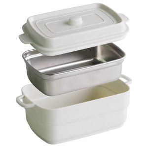 Boîte à bento carrée en plastique Bangduo Nordic pour étudiants, compatible micro-ondes, avec couvercle, pour adultes - Product Image 2