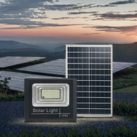 Projecteurs solaires d'extérieur Lampes de projecteur 2000W LED Lumière du jour IP65 ABS Utilisation routière Bloc d'alimentation