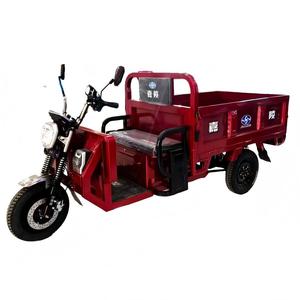 Tricycle électrique robuste 60 V 1 000 W, boîte en acier à benne basculante, convertible, pour l'agriculture - Product Image 2