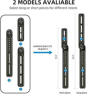 Support universel <span class=keywords><strong>pour</strong></span> <span class=keywords><strong>barre</strong></span> <span class=keywords><strong>de</strong></span> <span class=keywords><strong>son</strong></span> <span class=keywords><strong>TV</strong></span> <span class=keywords><strong>pour</strong></span> montage au-dessus ou sous la télévision, convient à la plupart des téléviseurs <span class=keywords><strong>de</strong></span> 23 à <span class=keywords><strong>65</strong></span> <span class=keywords><strong>pouces</strong></span>, jusqu'à 22 lb - Product Image 2