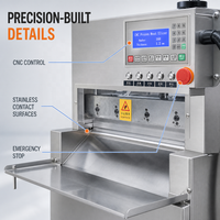 Machine à découper automatique de viande congelée pour rouleaux de bœuf et d'agneau, idéale pour la transformation alimentaire commerciale