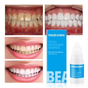 Medcode Private Label professionale per la cura dei denti placca dentale facile bianco denti sbiancante essenza liquida - Product Image 3