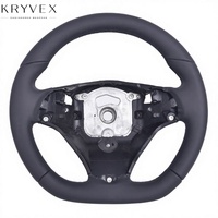 Volant en cuir et fibre de carbone forgée LED Kryvex pour E46 E90 E38 E39 E83 E60 E70 E71 E72 E53 E89 E92