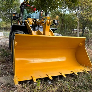 Second Hand Used Shandong Lingong LG956L Wheel Loader 9 Ton 92KW Yellow Diesel Powered 4x4 Cab Off-Road <b>Tires</b> Gearbox Motor - Product Image 2