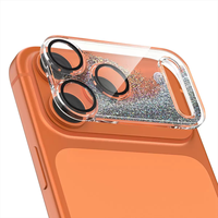 Film de protection d'objectif photo Quicksand pour iPhone 17 Pro Max, brillant et résistant aux rayures, en PC, pour iPhone 17 Air