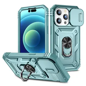 Funda protectora para teléfono móvil de hombre, accesorios con Protector de lente de cámara, armadura resistente a prueba de golpes para iPhone