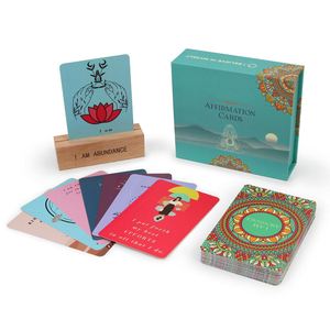 Tarjetas de Afirmación en Inglés y Español, Juego de Tarjetas de Autocuidado Diario, Tarjetas de Empoderamiento, Impresión Personalizada con Soporte - Product Image 4