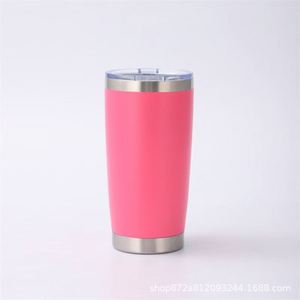 Gobelet isotherme de 20 oz avec couvercle hermétique, adapté pour la conduite en voiture, le camping, les pique-niques, le bureau - Product Image 3