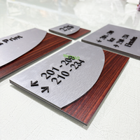 Signalétique Braille ADA en acier inoxydable YIYAO pour hôtel