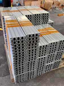 Table de travail industrielle en profilé carré en alliage d'aluminium série 6000, norme nationale 8840R, pour ligne de traitement de découpe d'angles - Product Image 4