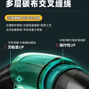 Taiwan Fishing Rod 4M Extra Fast SIC Guides For Carp Stream Fishing - Product Image 3