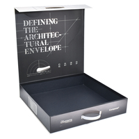 Boîtes rigides magnétiques blanches de grande taille personnalisées de haute qualité, emballage de boîte cadeau de luxe, feuille d'or, électronique intelligente, électronique grand public