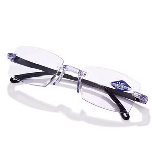 Lunettes de lecture ZT à double vision, anti-lumière bleue, monture en résine, unisexe, haute définition, légères, pour la vision de près et de loin - Product Image 1