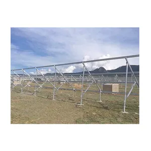 Sistema de montaje en Tierra solar fotovoltaico de excelente calidad Marco de estructura de material AZM Sistema de montaje fotovoltaico