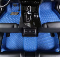 Autobo ------ Alfombrilla para Auto Completamente Rodeada para Hyundai Elantra, Alfombrilla para Piso de Auto Impermeable Antideslizante de Cuero, Accesorios para Auto