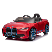 Voiture électrique pour enfants I4 sous licence, télécommandée, alimentée par batterie, MP3, plastique EVA, 3-8 ans, unisexe