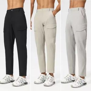 Pantalons de survêtement pour hommes en spandex personnalisés, jambes droites, jogging pour hommes, séchage rapide, légers, pantalons de survêtement pour hommes - Product Image 4