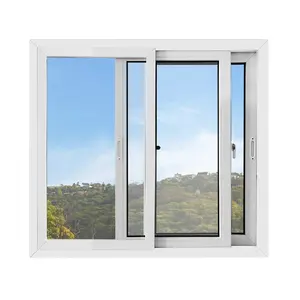 High Quality PVC Sliding Glass Window Highly Durable and Functional for Home or Office Use