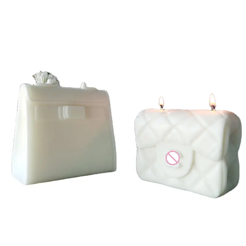 Candele profumate amaromatme personalizzate Ins decorazione della casa moda borsa candela cera di soia candele profumate di marca Oem di lusso Almn-52