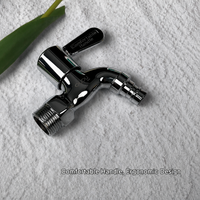 Robinet de machine à laver moderne en céramique, monocommande, eau froide, en laiton de haute qualité, pour évier de buanderie, 6 pouces, mural, garantie 2 ans