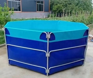 บ่อเลี้ยงปลาพับได้ Keystar KSD-004 ทำจากพลาสติก PVC ดีไซน์ทรงสี่เหลี่ยมแบบยืดหยุ่น พร้อมระบบกรอง สำหรับการเลี้ยงปลา - Product Image 3