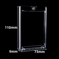Boîte de présentation transparente en acrylique magnétique robuste pour compléments alimentaires, protection et rangement de cartes – Évolution conviviale