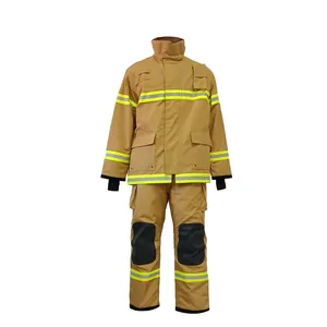 Factory supply firefighting suit Nomex/pbi fabric EN469 firefighter uniform/turnout gear