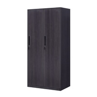 Armoire métallique à 2 portes, casier à vêtements, placard en métal