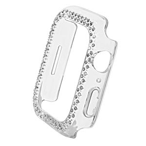 เคสนาฬิกาใสสำหรับ Apple Watch,เคสฝาครอบสำหรับ Apple Watch Series <span class=keywords><strong>7</strong></span>ขนาด41มม. 45มม. ประดับพลอยเทียมเป็นประกายวิบวับ - Product Image 3