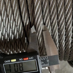 เชือกยกสินค้า304 201ทนทานต่อการกัดกร่อน7*19 7*7สายเหล็กทนแรงดึงสูงเชือกลวดเหล็ก20มม. 24มม. - Product Image 2