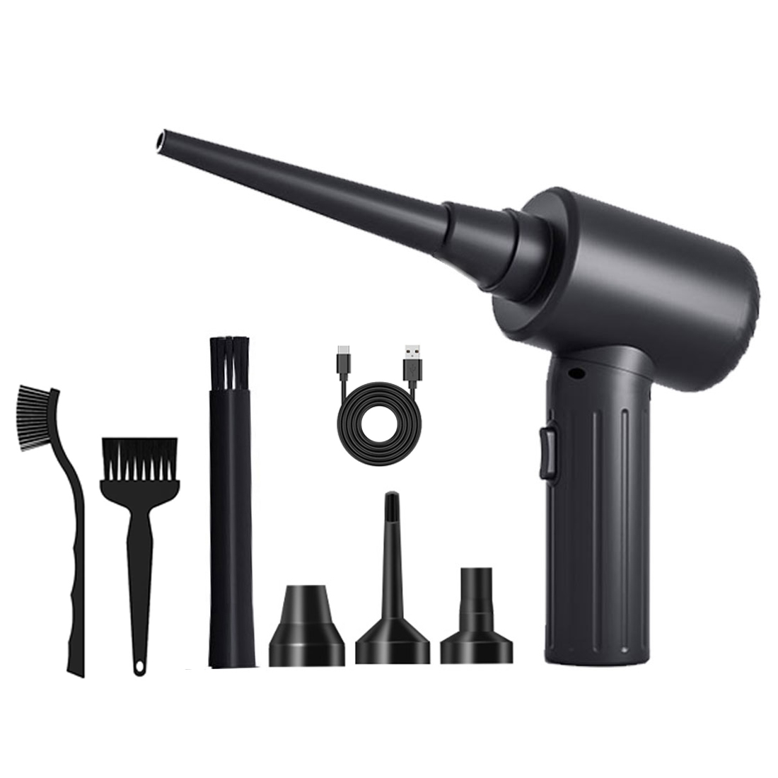 Перезаряжаемый беспроводной воздушный пылесос KC CE ROHS Электрический пылесос для компьютерной клавиатуры ПК с несколькими насадками воздуходувка