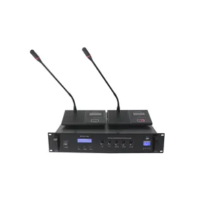 T Professional Desktop Conference Room Microphone System Audio Control System Conference Main Unit With Record Function