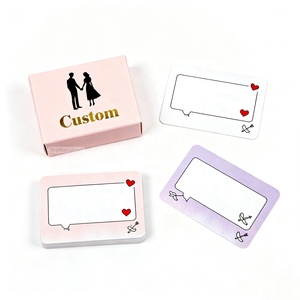 <span class=keywords><strong>Jeux</strong></span> de cartes à boire avec logo personnalisable, cartes de jeu de haute qualité <span class=keywords><strong>pour</strong></span> couples, jeu de <span class=keywords><strong>questions</strong></span> et de réponses romantique <span class=keywords><strong>pour</strong></span> <span class=keywords><strong>adultes</strong></span> - Product Image 1