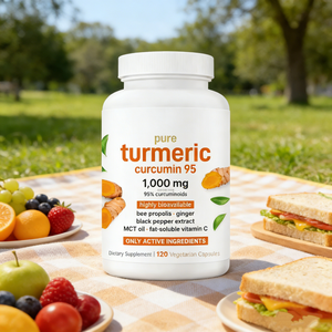 Curcumine biologique avec propolis d'abeille et huile MCT – En stock aux États-Unis, livraison rapide, améliore l'absorption, <span class=keywords><strong>anti</strong></span>-<span class=keywords><strong>inflammatoire</strong></span> - Product Image 5