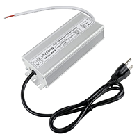 Driver de LED étanche à tension constante personnalisé 60W100W 200W 300W AC100-260 DC 12V 24v transformateur LED alimentation à découpage