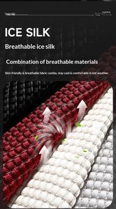 Popolari Coprisedili Auto Bicolore in Seta Ghiaccio Anti Usura per <span class=keywords><strong>Opel</strong></span> Astra <span class=keywords><strong>Corsa</strong></span> Mokka Grandland Crossland Traspiranti Set Completo - Product Image 5