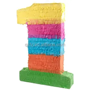 New stylized Number 1 Pinata for Kids Birthday Party