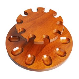 Support de pipe à tabac manuel classique rond <span class=keywords><strong>en</strong></span> Juglans Regia – Présentoir <span class=keywords><strong>en</strong></span> <span class=keywords><strong>bois</strong></span> massif fait main, organisateur de bureau par Xiaoxiong - Product Image 6