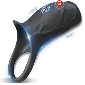 Anillo Vibrador Retardante para Semen de Hombre, Anillo de Bloqueo, Dispositivo de Resonancia Corporal para Parejas, Juguete Sexual, Venta Directa de Fábrica - Product Image 3