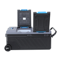 Congélateur de voiture 12V avec compresseur congélateur de camping extérieur avec poignées