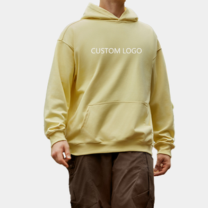 Sudadera con Capucha para Hombre, Fabricada con Tela Francesa CVC de Algodón de Alta Calidad, Diseño Oversize, Ecológica, ODM, Bordada y Personalizada - Product Image 2