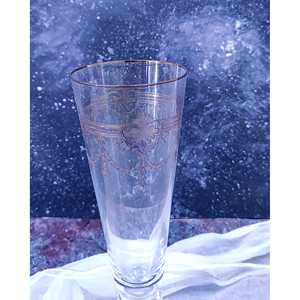 Ensemble de 12 flûtes en cristal sérigraphiées Dionigi, élégants ensembles de service pour boissons - Product Image 5