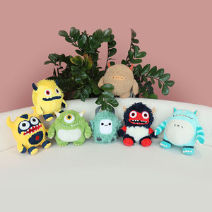 Peluche Monstre Zappy Brave Personnalisée, Cadeau de Noël, Adorable Animal en Peluche Jaune et Bleu, Poupée aux Grands Yeux et Ventre Rouge, Vente en <span class=keywords><strong>Gros</strong></span> - Product Image 6